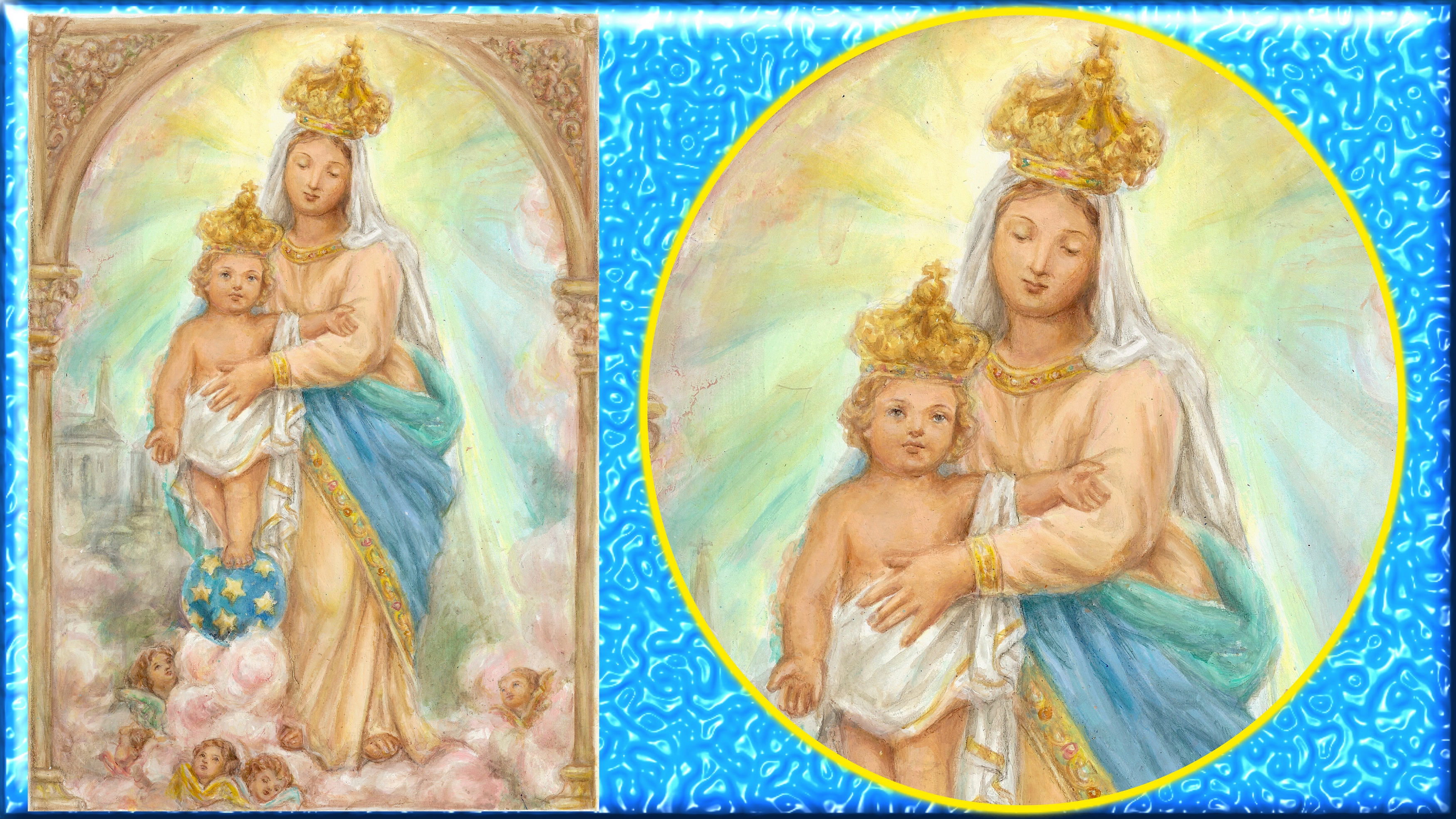 CALENDRIER CATHOLIQUE 2019 (Cantiques, Prières & Images) - Page 13 Notre-dame-des-victoires-56b3517